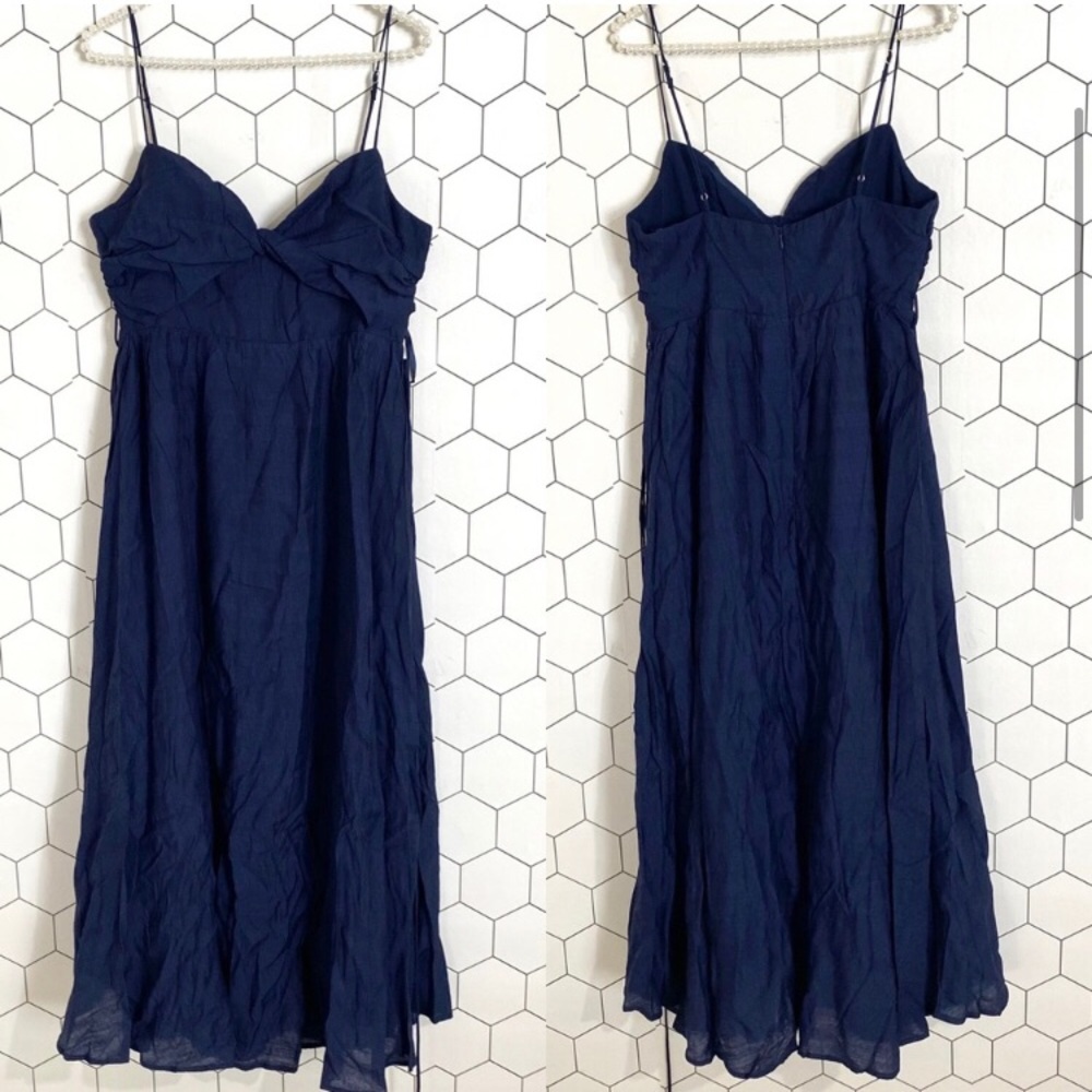 NWT Hello Molly Our Next Brunch Navy Midi Dress
